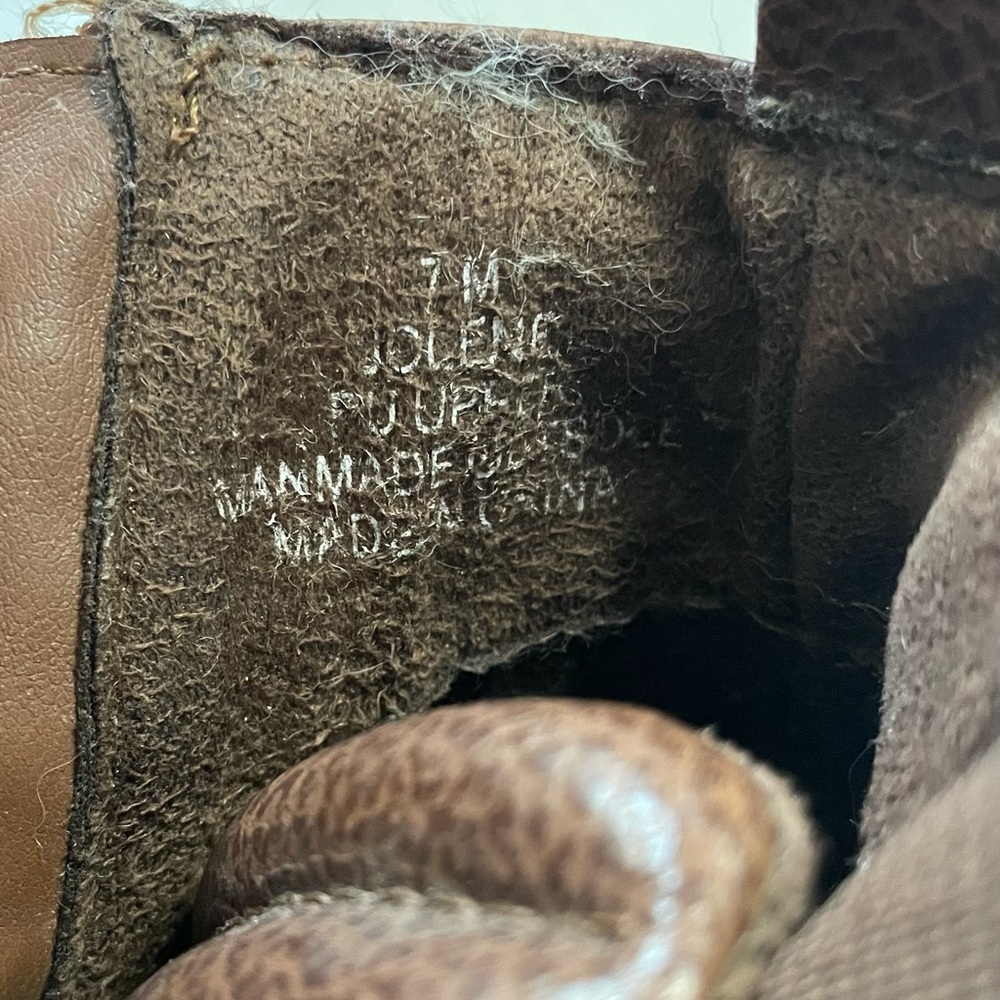 MIA‎ Brown Ankle Boots Size 7 M - Picture 2 of 11